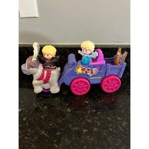 Fisher-Price Little People Frozen Kristoff's Sleigh With Sven & Figured